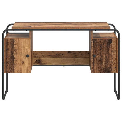 Bureau met opbergruimte Oud hout 120 x 50.5 x 75.5 cm