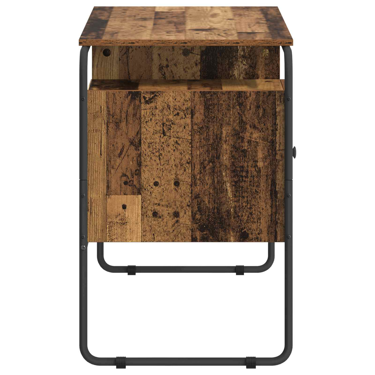Bureau met opbergruimte Oud hout 120 x 50.5 x 75.5 cm