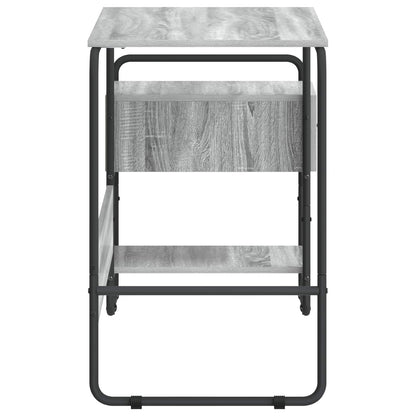 Bureau met opbergruimte Grijs Sonoma 131,5 x 50 x 75,5 cm