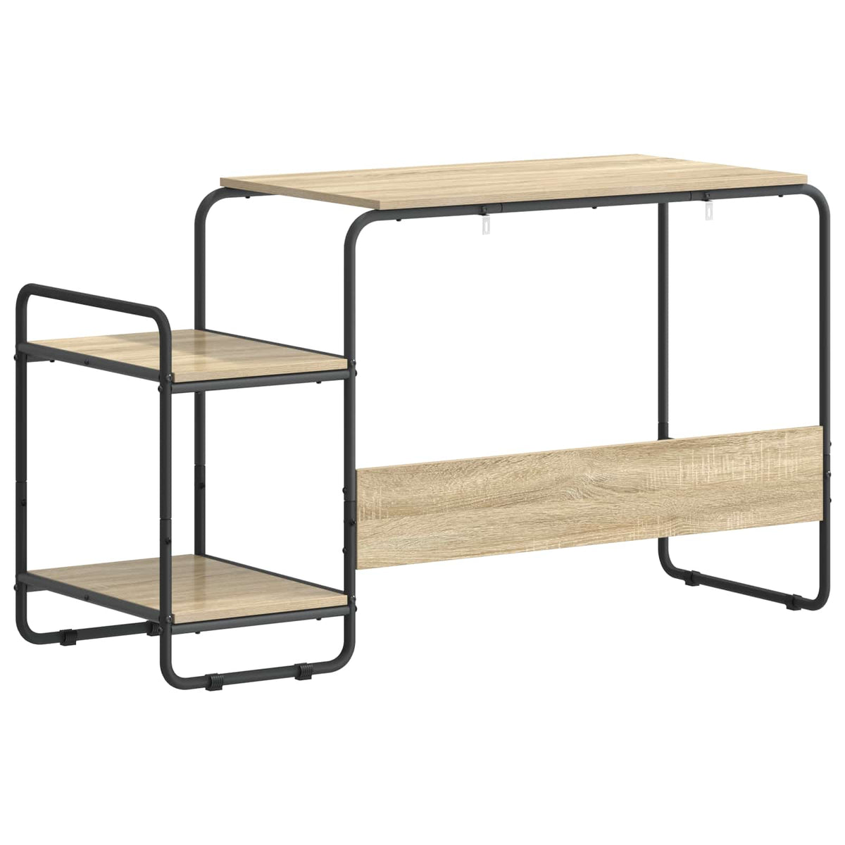 Bureau met opbergruimte Sonoma Eiken 131.5 x 50 x 75.5 cm