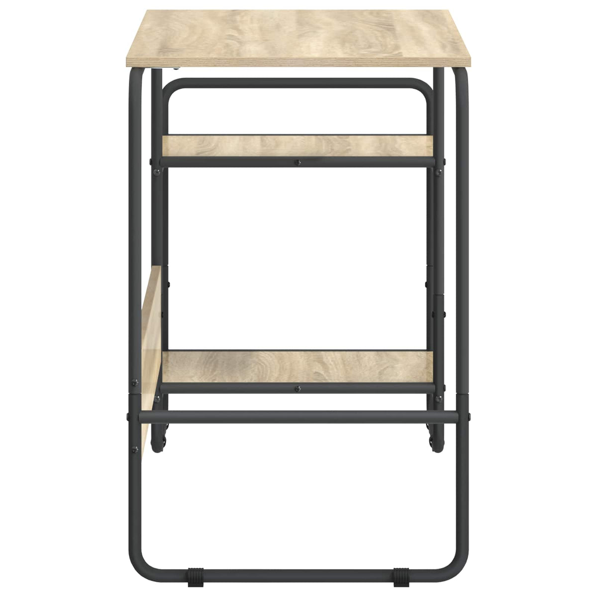 Bureau met opbergruimte Sonoma Eiken 131.5 x 50 x 75.5 cm