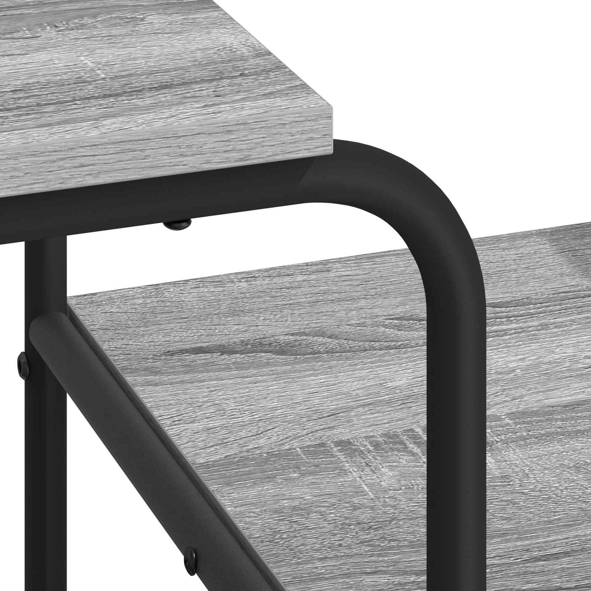 Bureau met opbergruimte Grijs Sonoma 131.5 x 50 x 75.5 cm