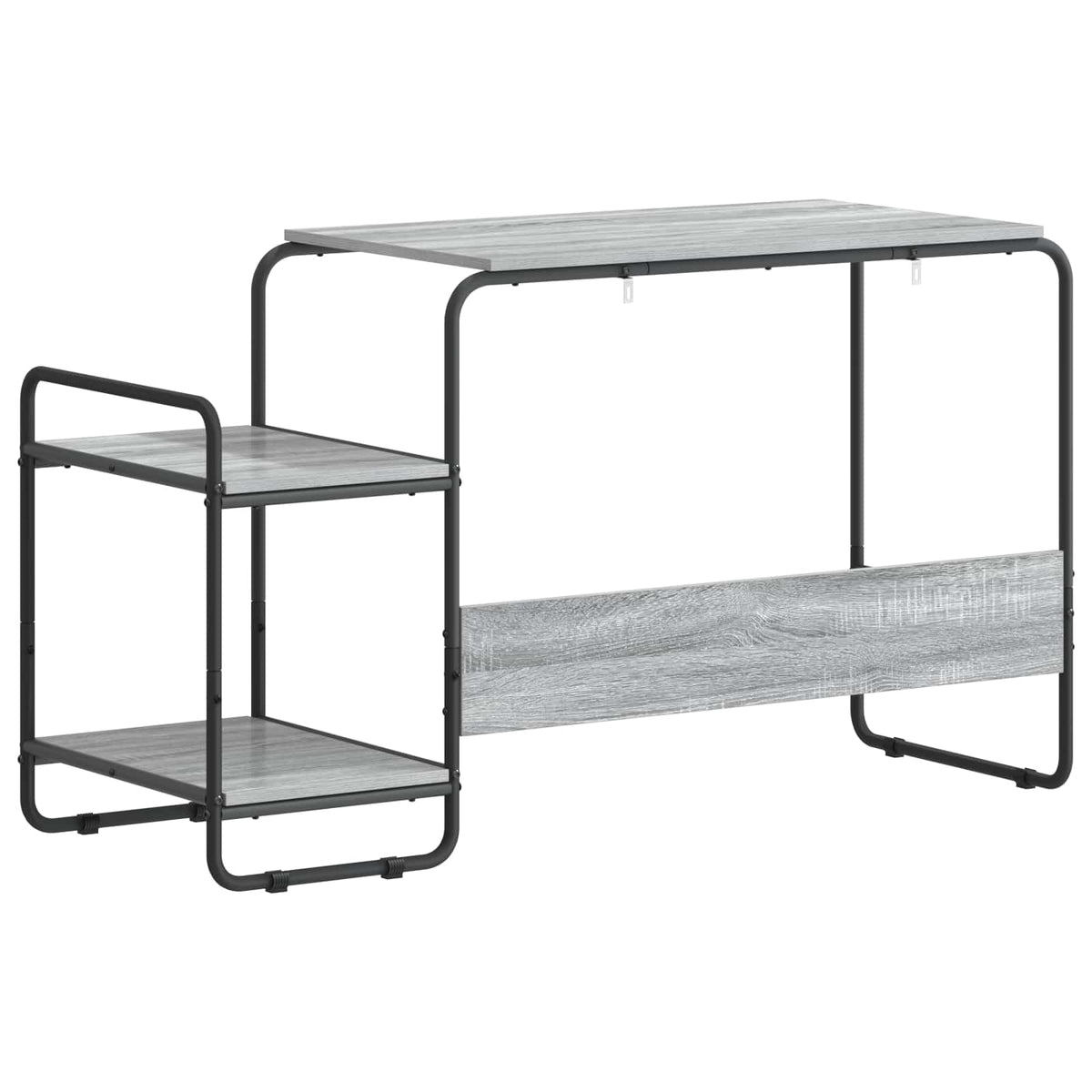 Bureau met opbergruimte Grijs Sonoma 131.5 x 50 x 75.5 cm