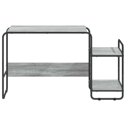 Bureau met opbergruimte Grijs Sonoma 131.5 x 50 x 75.5 cm