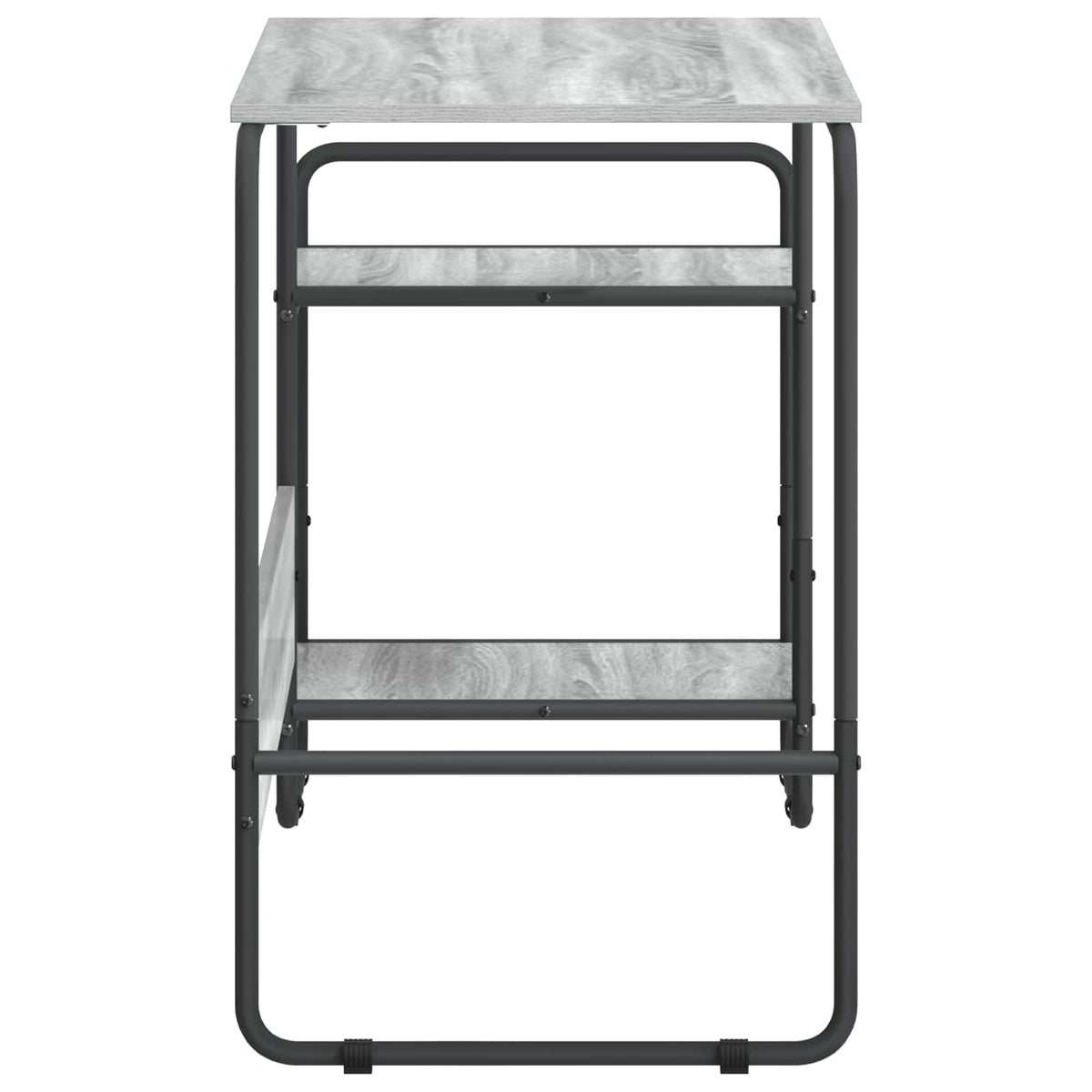 Bureau met opbergruimte Grijs Sonoma 131.5 x 50 x 75.5 cm