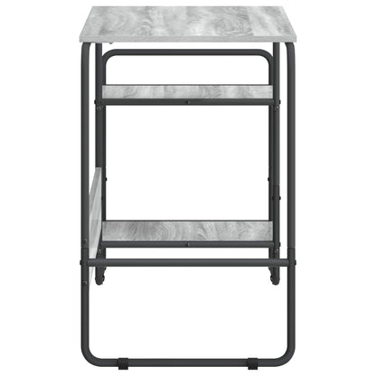 Bureau met opbergruimte Grijs Sonoma 131.5 x 50 x 75.5 cm