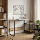 Bureau Artisanaal eiken 131.5x50x75.5 cm