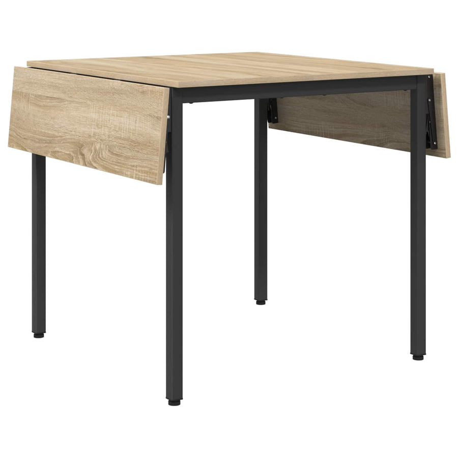Uitschuifbare eettafel 120 x 81,5 x 75 cm Bewerkt hout