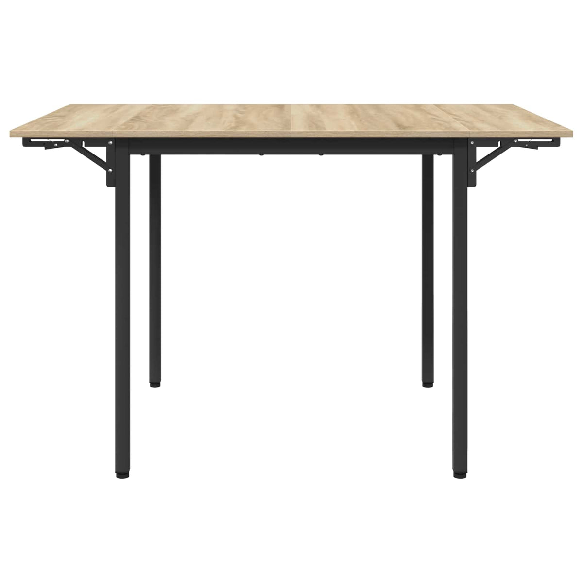 Uitschuifbare eettafel 120 x 81,5 x 75 cm Bewerkt hout