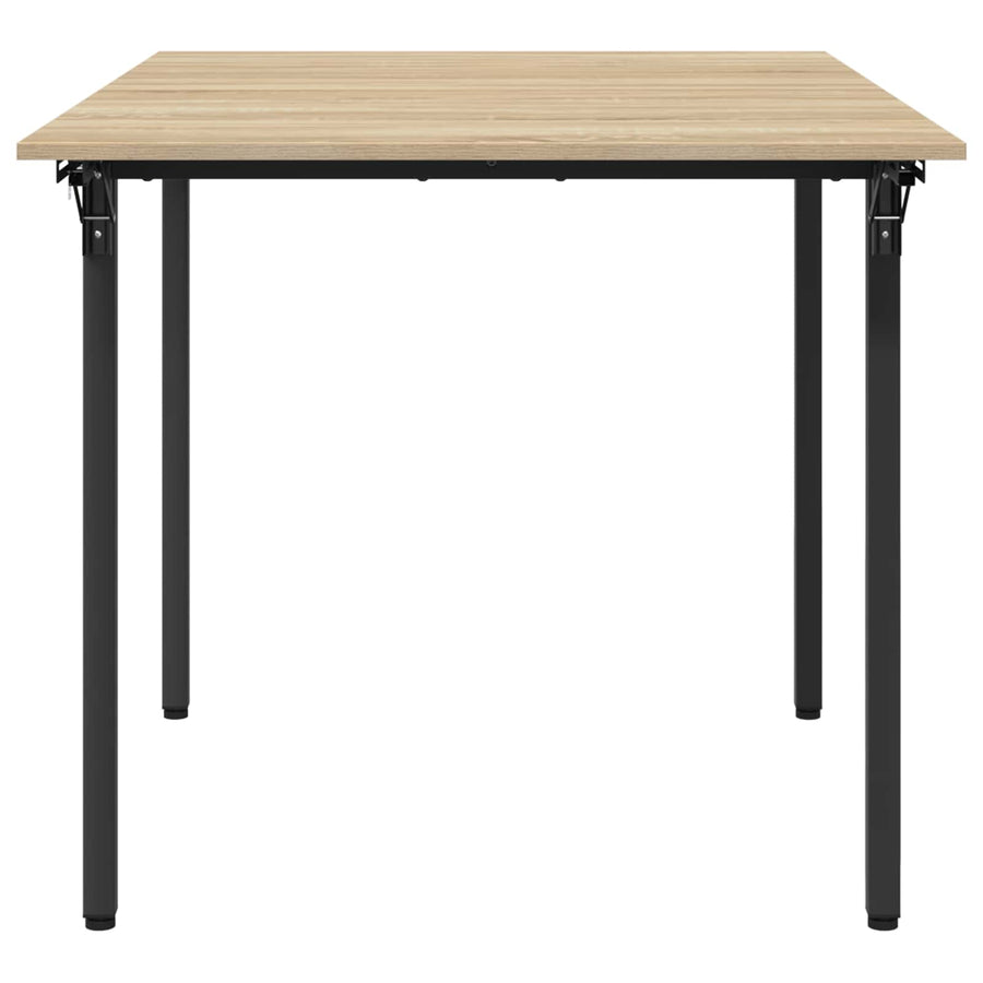 Uitschuifbare eettafel 120 x 81,5 x 75 cm Bewerkt hout