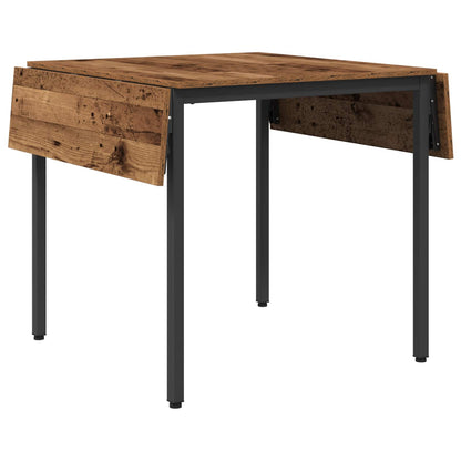 Uitschuifbare eettafel 120 x 81,5 x 75 cm Bewerkt hout Oud hout