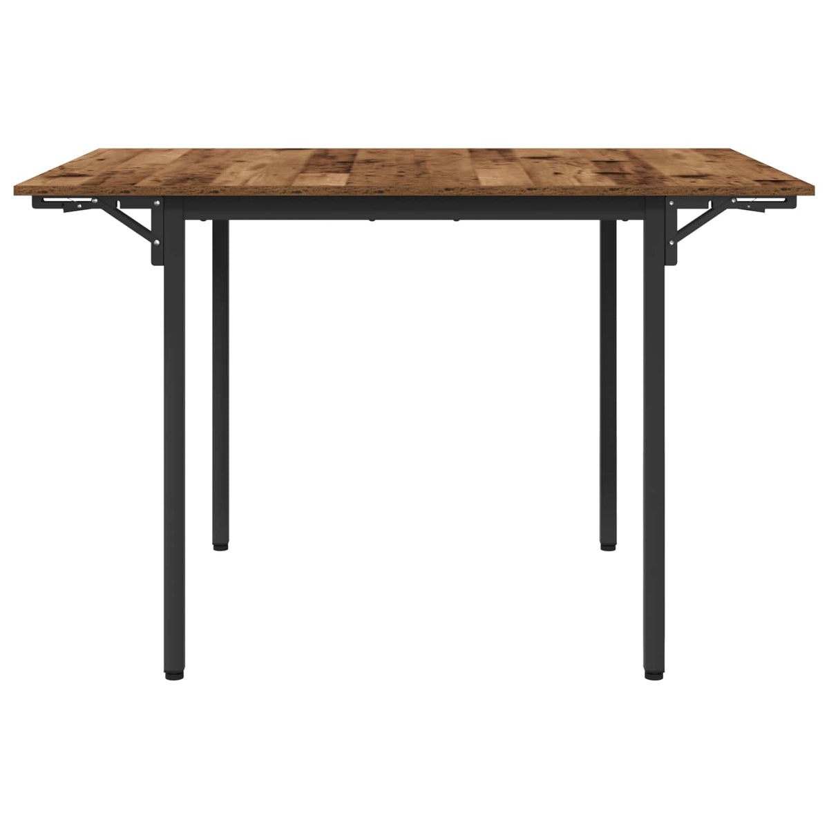 Uitschuifbare eettafel 120 x 81,5 x 75 cm Bewerkt hout Oud hout