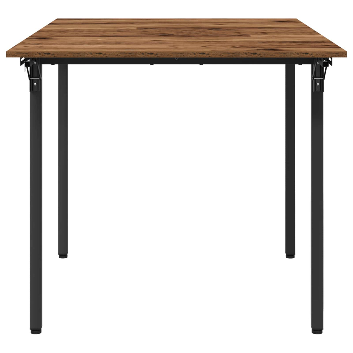 Uitschuifbare eettafel 120 x 81,5 x 75 cm Bewerkt hout Oud hout