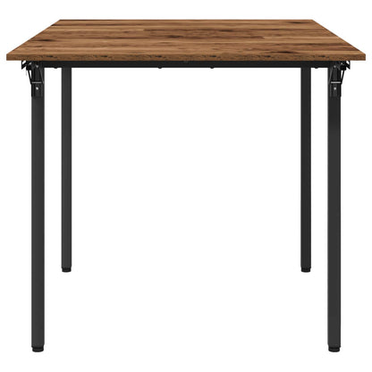 Uitschuifbare eettafel 120 x 81,5 x 75 cm Bewerkt hout Oud hout