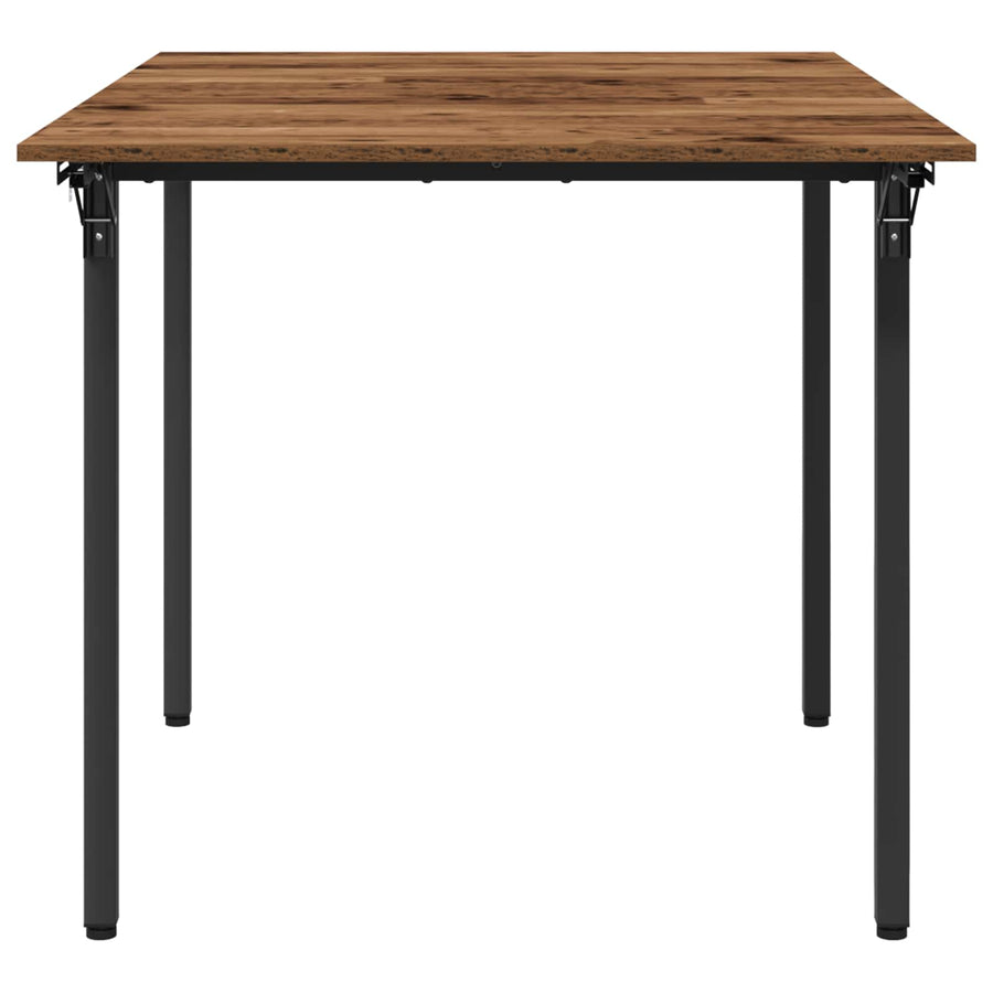 Uitschuifbare eettafel 120 x 81,5 x 75 cm Bewerkt hout Oud hout
