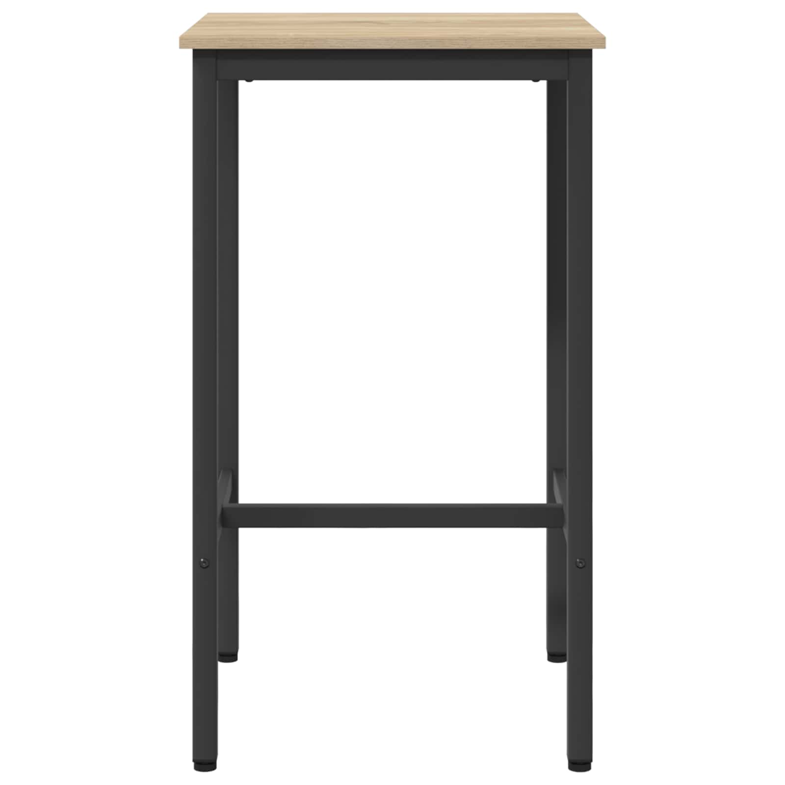 Bartafel 52 x 52 x 90 cm Bewerkt hout Sonoma Eiken Rechthoekig