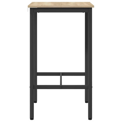 Bartafel 52 x 52 x 90 cm Bewerkt hout Sonoma Eiken Rechthoekig