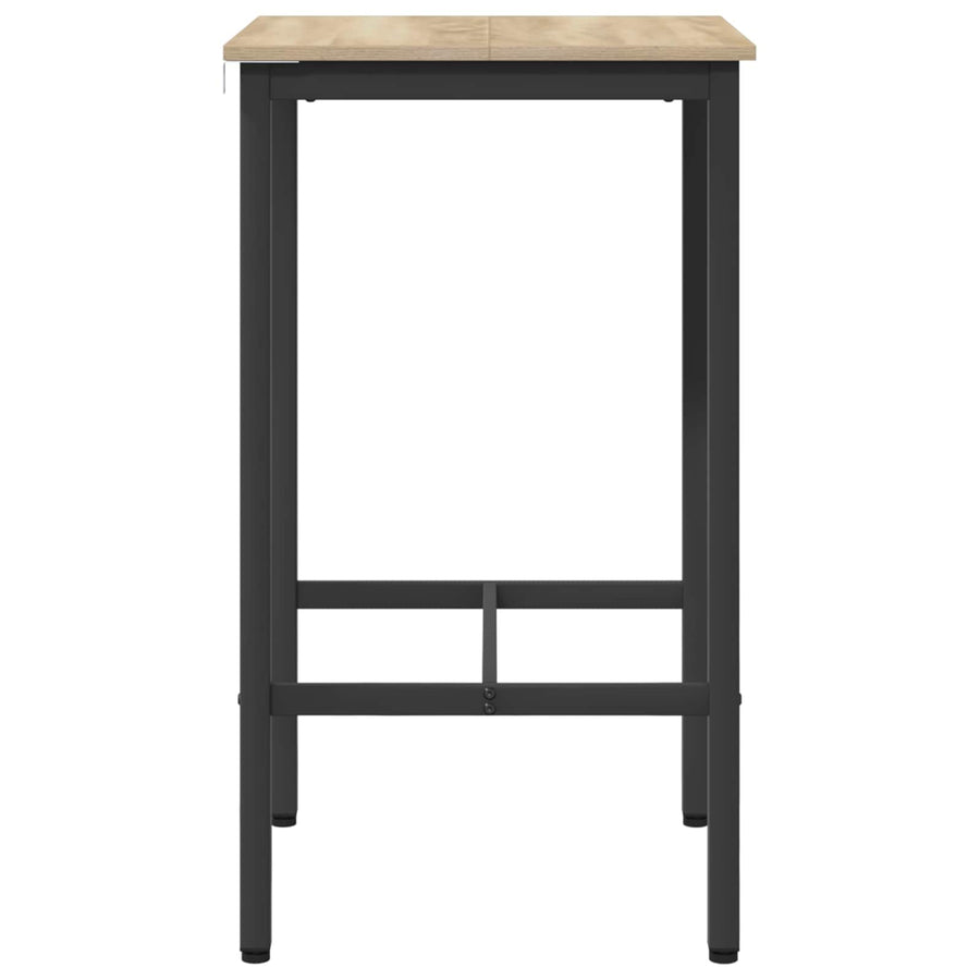 Bartafel 52 x 52 x 90 cm Bewerkt hout Sonoma Eiken Rechthoekig