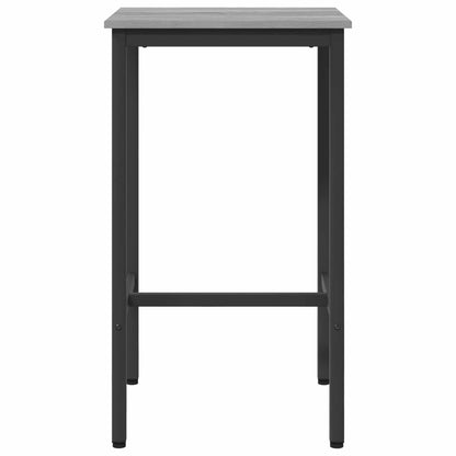 Bartafel 52 x 52 x 90 cm Bewerkt hout Grijs Sonoma Rechthoekig