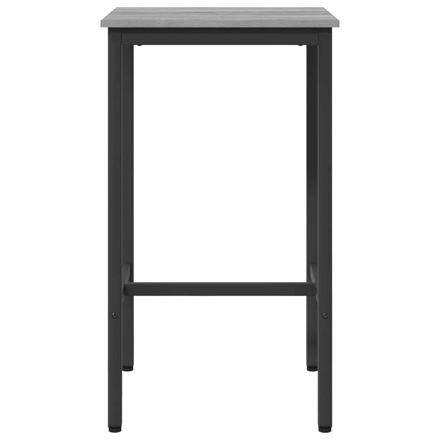 Bartafel 52 x 52 x 90 cm Bewerkt hout Grijs Sonoma Rechthoekig