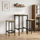 Barkruk 2 stuks Sonoma Eiken 40x32x64 cm