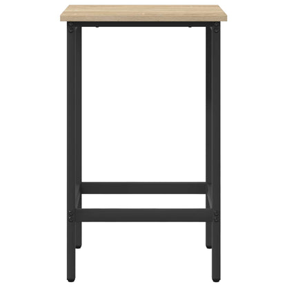 Barkruk 2 st Sonoma Eiken 40 x 32 x 64 cm Bewerkt hout