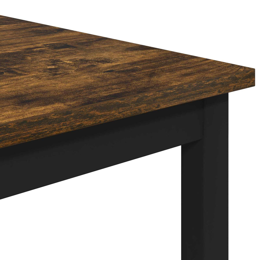 Barkruk Gerookt eiken 40 x 32 x 64 cm Bewerkt hout
