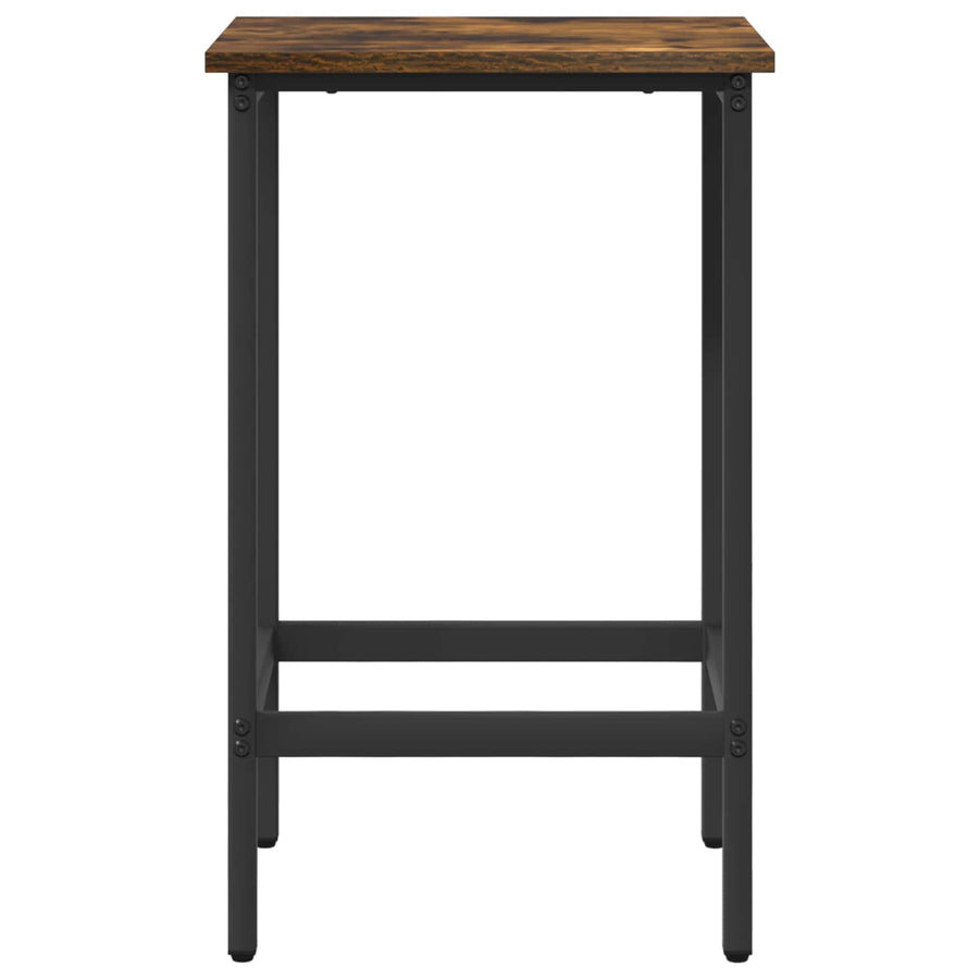 Barkruk Gerookt eiken 40 x 32 x 64 cm Bewerkt hout