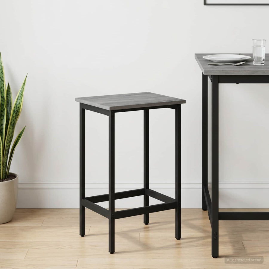 Barkruk Grijs Sonoma 40 x 32 x 64 cm Bewerkt hout