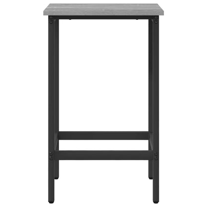 Barkruk 2 st Grijs Sonoma 40 x 32 x 64 cm Bewerkt hout