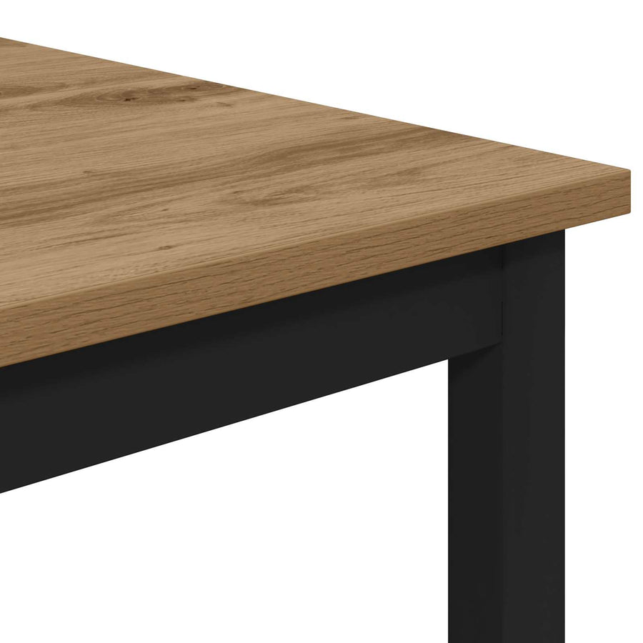 Barkruk 2 st Artisanaal eiken 40 x 32 x 64 cm Bewerkt hout