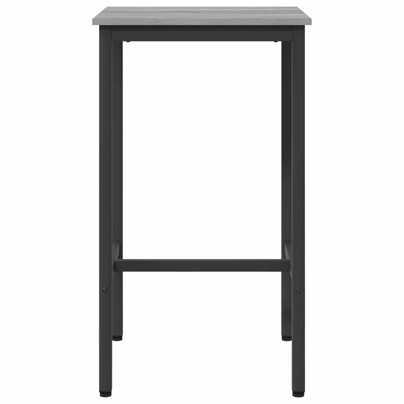 Bartafel 52 x 52 x 110 cm Bewerkt hout Grijs Sonoma Rechthoekig