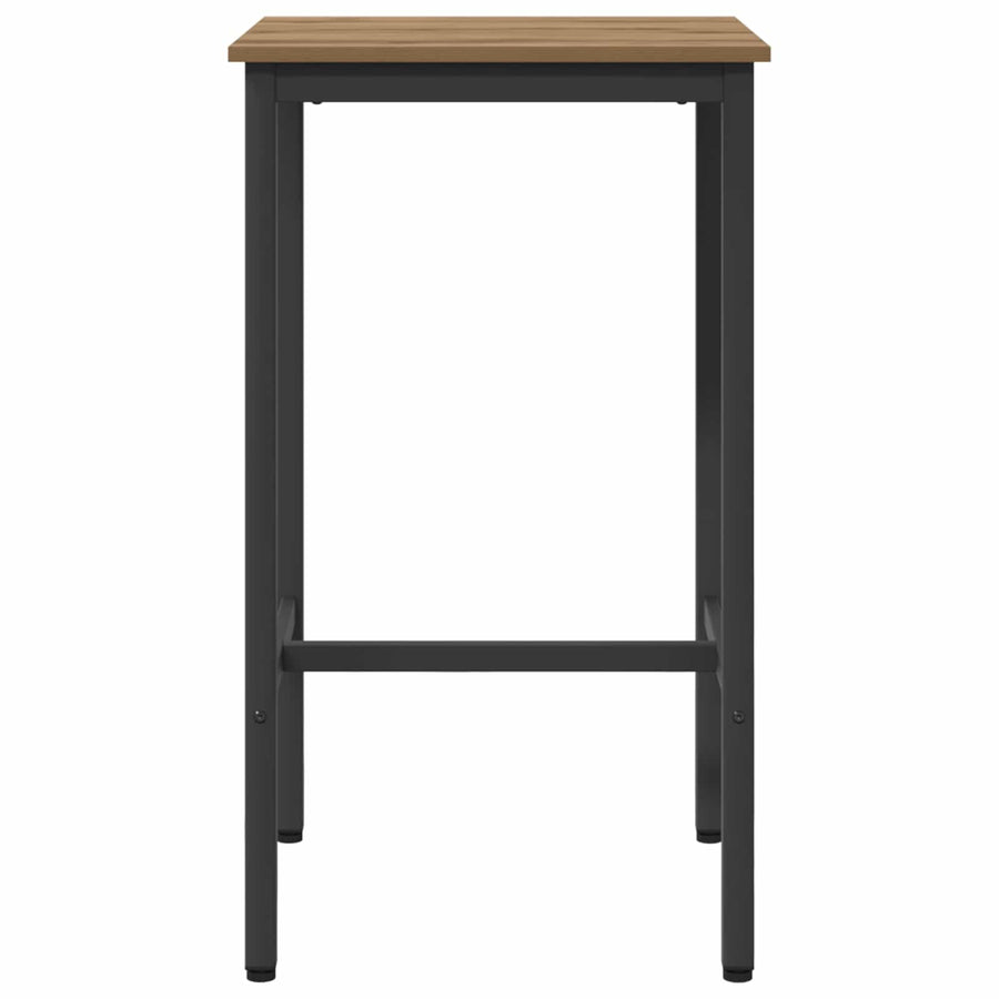 Bartafel 52 x 52 x 110 cm Bewerkt hout Artisanaal eiken