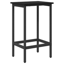 Barkruk Zwart eiken 40 x 32 x 74 cm Bewerkt hout