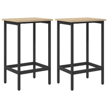 Barkruk 2 st Sonoma Eiken 40 x 32 x 74 cm Bewerkt hout