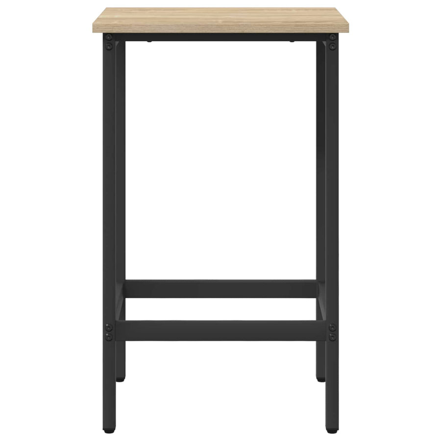 Barkruk 2 st Sonoma Eiken 40 x 32 x 74 cm Bewerkt hout