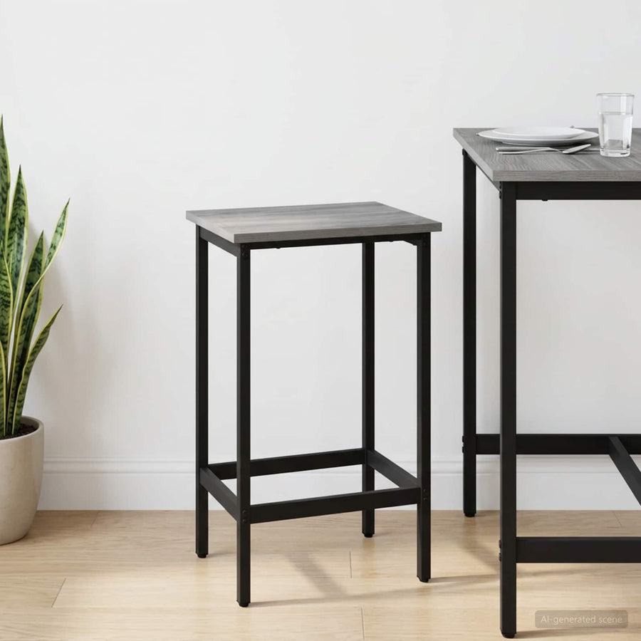 Barkruk Grijs Sonoma 40 x 32 x 74 cm Bewerkt hout