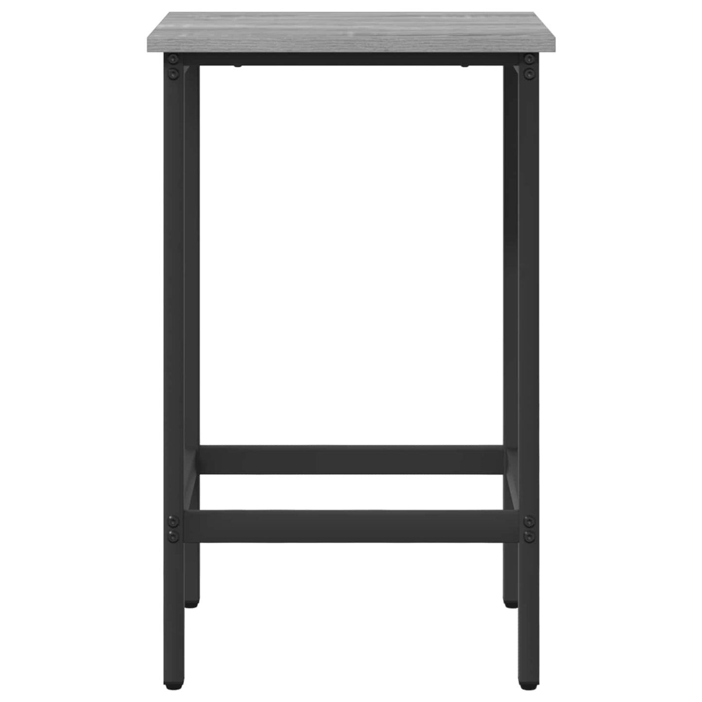 Barkruk 2 st Grijs Sonoma 40 x 32 x 74 cm Bewerkt hout