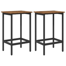 Barkruk 2 st Oud hout 40 x 32 x 74 cm Bewerkt hout