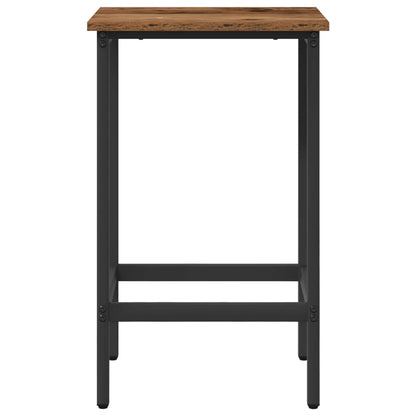 Barkruk 2 st Oud hout 40 x 32 x 74 cm Bewerkt hout