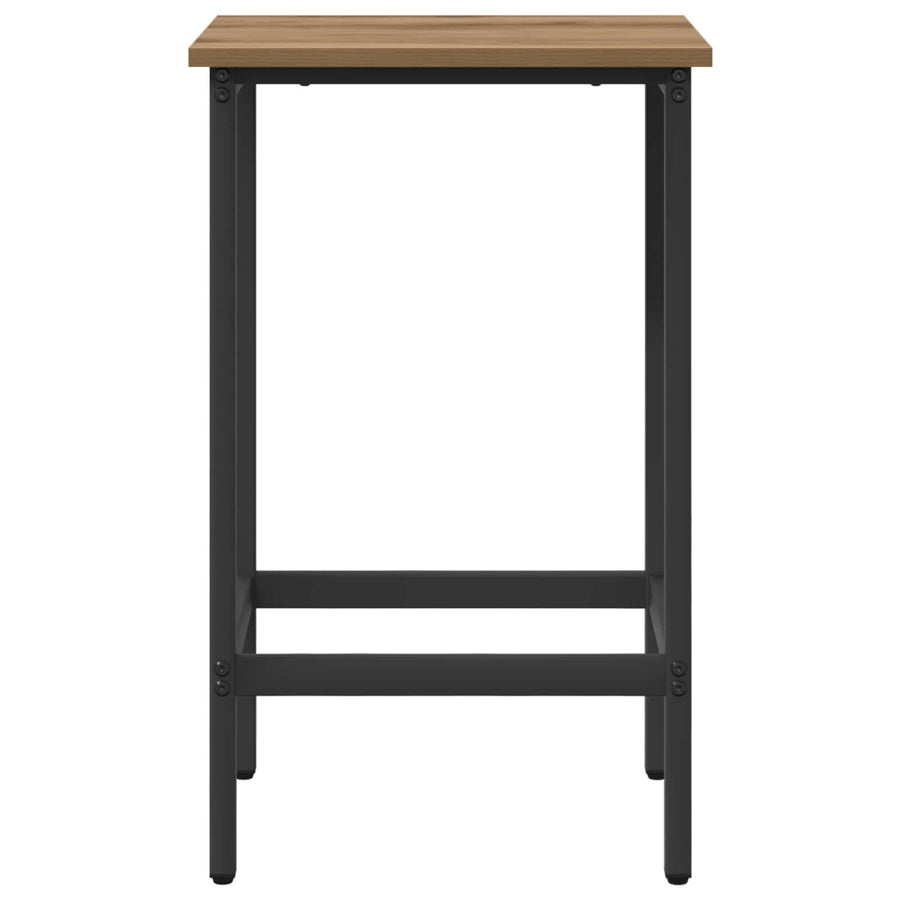Barkruk Artisanaal eiken 40 x 32 x 74 cm Bewerkt hout