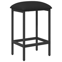 Barkruk Zwart 40 x 32 x 64 cm Bewerkt hout