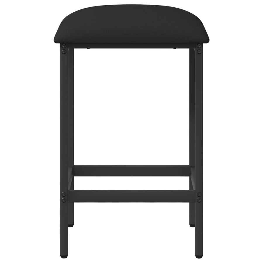 Barkruk Zwart 40 x 32 x 64 cm Bewerkt hout