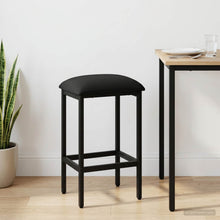 Barkruk Zwart 40 x 32 x 74 cm Bewerkt hout