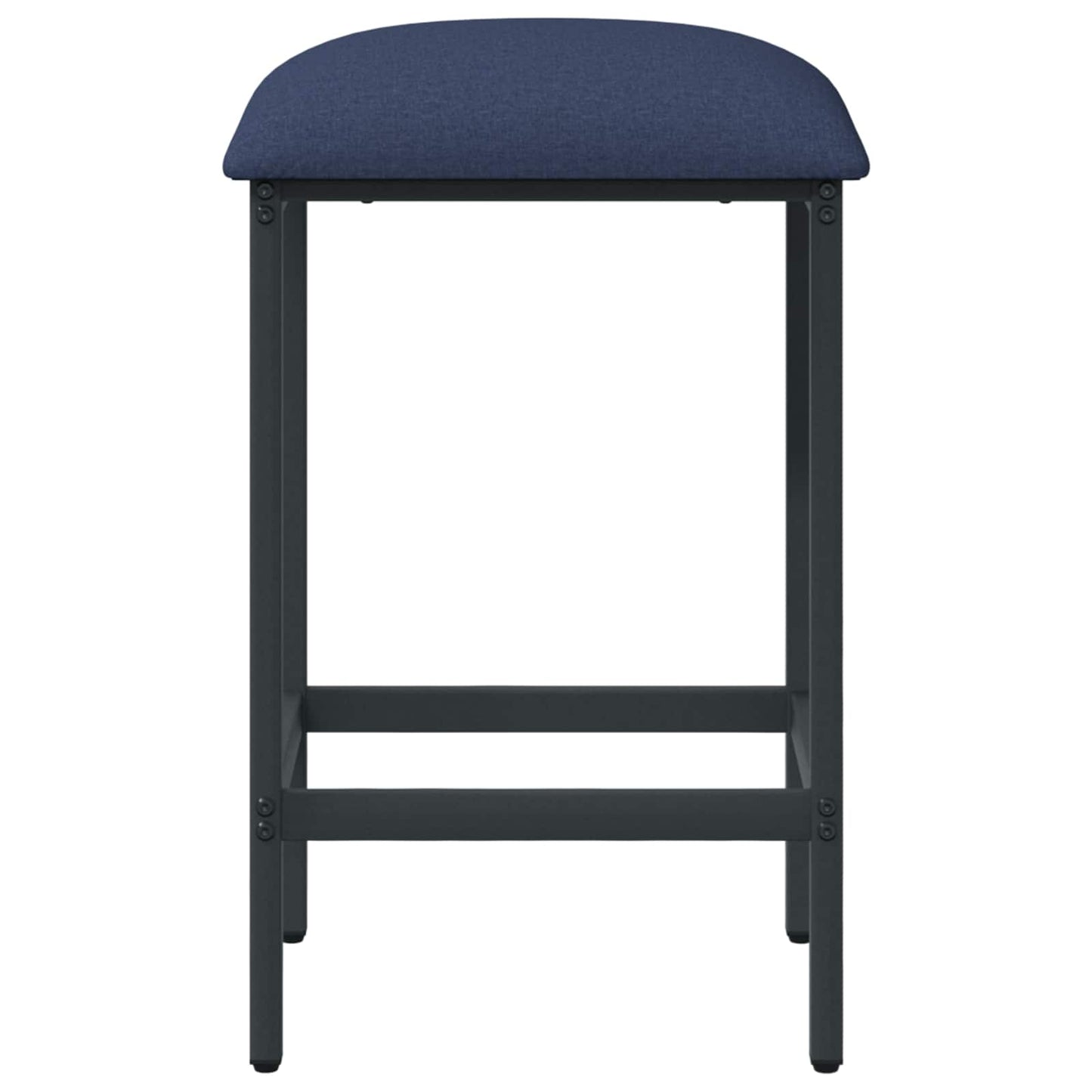 Barkruk 2 st Blauw 40 x 32 x 74 cm Bewerkt hout