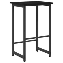 Barkruk Zwart eiken 40 x 32 x 64 cm Bewerkt hout