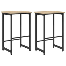 Barkruk 2 st Sonoma Eiken 40 x 32 x 64 cm Bewerkt hout