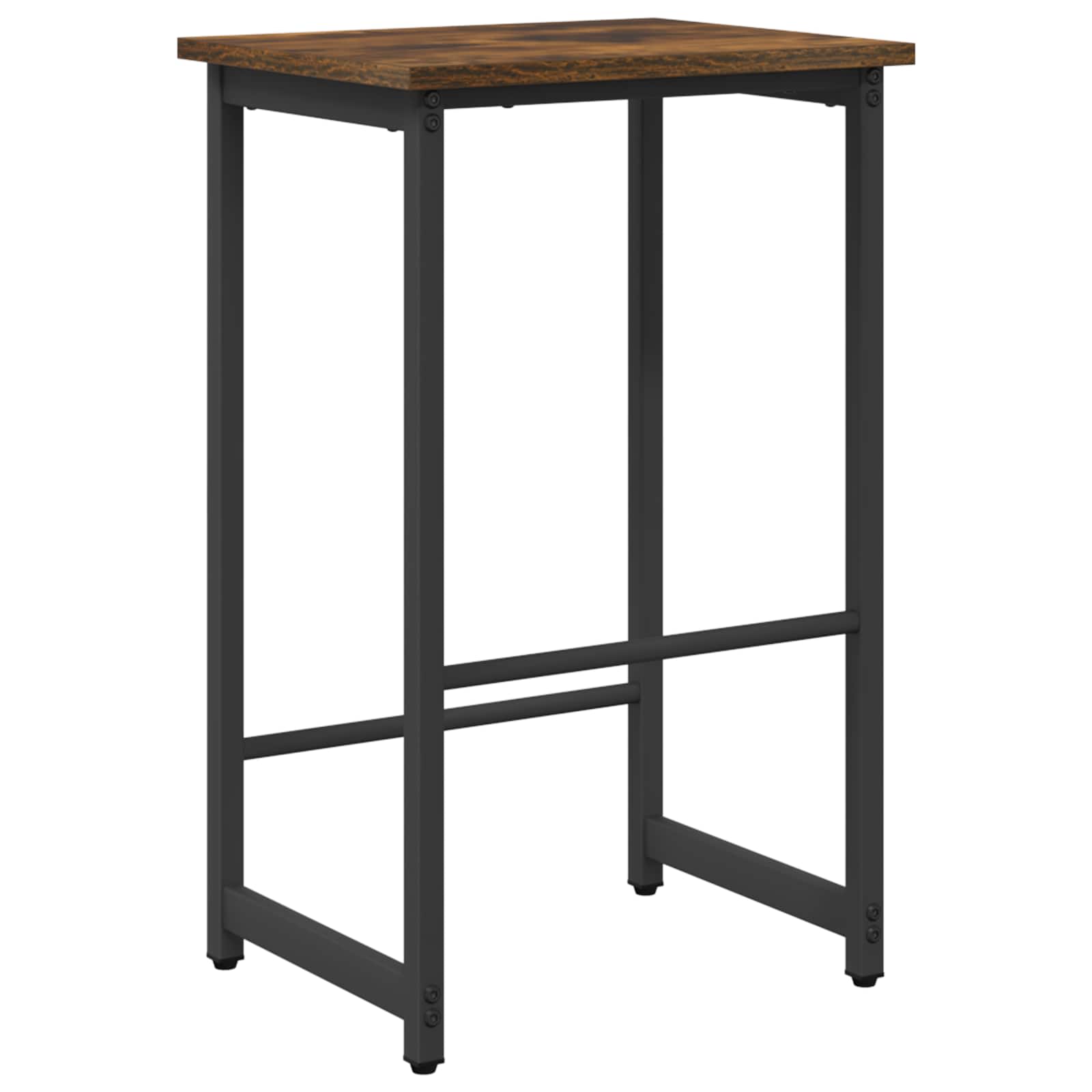 Barkruk Gerookt eiken 40 x 32 x 64 cm Bewerkt hout