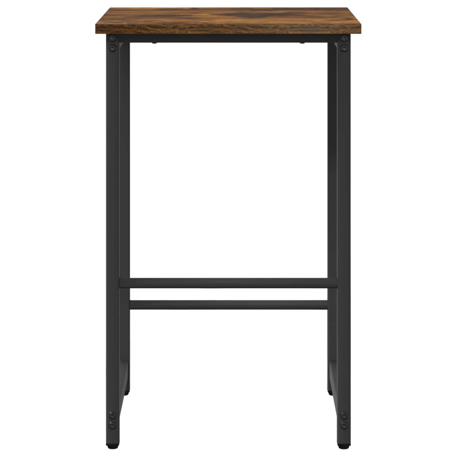 Barkruk Gerookt eiken 40 x 32 x 64 cm Bewerkt hout