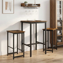 Barkruk 2 st Gerookt eiken 40 x 32 x 64 cm Bewerkt hout
